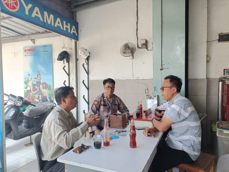 Ciptakan Keamanan Kapolsek Telagasari Polres Karawang Sambangi Sorum Yamaha 