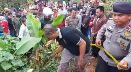 Polsek Limbangan Polres Garut Cek TKP Kasus Buang Bayi
