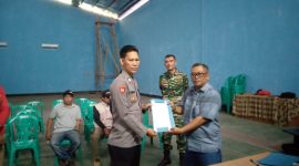 Polsek Cisompet Polres Garut Hadiri Giat Rekapitulasi Perubahan Pemilih DPSHP