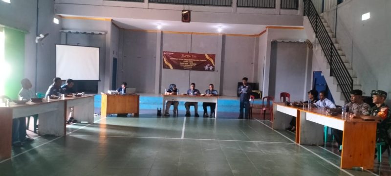 Polsek Caringin Polres Garut Amankan Rekapitulasi Perubahan Pemilih DPSHP