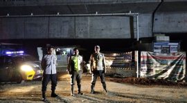 Polsek Telukjambe Polres Karawang Perketat Pengawasan di DK 43 KCJB Telukjambe Barat