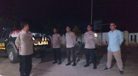 Polsek Tirtajaya Polres Karawang Polda Jabar Gelar Apel Persiapan KRYD Malam Minggu