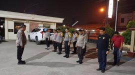 Polsek Klari Polres Karawang Gelar Apel Malam Persiapan Patroli PREKAT KRYD Dan Kepung Karawang