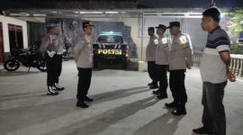 Kapolsek Telagasari Polres Karawang Pimpin Apel Malam 