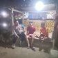 Patroli Malam Personal Polsek Telagasari Polres Karawang Sambangi Linmas di Pos Ronda