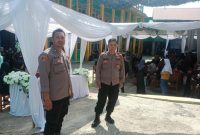 Pelepasan Perpisahan Siswa SMK  Polsek Cisompet Polres Garut Hadiri Kegiatan