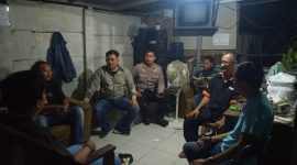 Kanit Reskrim Polsek Kotabaru Polres Karawang Pimpin Patroli Rawan Malam Minggu
