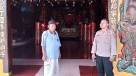 Panit Patroli Polsek Rengasdengklok Piimpin Langsung Giat Patroli dan Pengamanan Hari Waisak