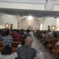 Kapolsek Karawang Kota Pimpin PAM Misa Umum di Gereja Katholik Kristus Raja Karawang 