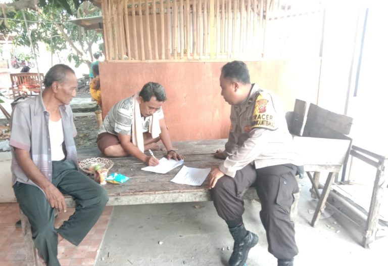 Patroli Dialogis Pencegahan Gangguan Kamtibmas di Wilayah Hukum Polsek Cibuaya Polres Karawang