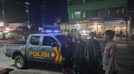 Polsek Cibatu Polres Garut Sampaikan Pesan Kamtibmas Kepada Warga