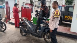 Giat Patroli Polsek Telagasari Polres Karawang Pantau SPBU Talagamulya Antisipasi Kriminalitas