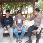 Anggota Polsek Tempuran Polres KLarawang Sambangi Tokoh Pemuda di Dusun Buer Pancakarya