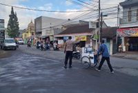 Giat Strong Point Pengaturan Lalu lintas Polsek Wanaraja Polres Garut