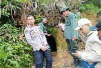Polsek Talegong Polres Garut Patroli Gabungan Tertibkan Tambang Emas ilegal