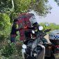 Keceriaan Saat Sat Lantas Polres Karawang Bagikan Makanan Siap Saji