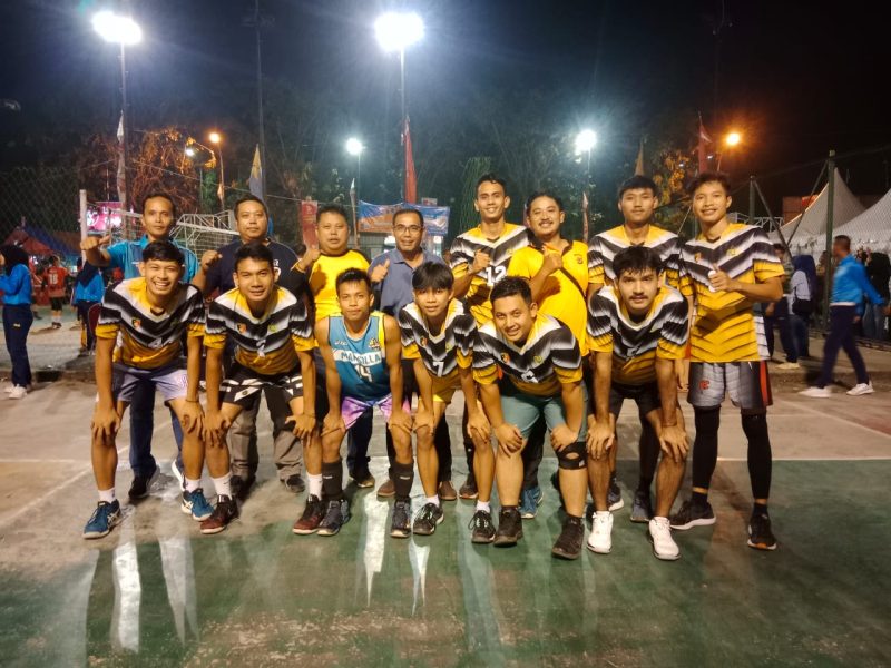 Polsek Tegalwaru Polres Karawang Kirimkan Atlet Bola Voli dan Bulutangkis Meriahkan Kapolres Karawang Cup