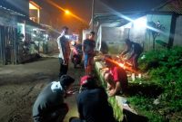 Bhabinkamtibmas Polsek Darangdan Polres Purwakarta Sambang Warga Untuk Sampaikan Himbauan Kamtibmas