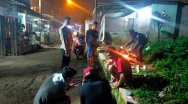 Bhabinkamtibmas Polsek Darangdan Polres Purwakarta Sambang Warga Untuk Sampaikan Himbauan Kamtibmas