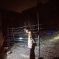 Polsek Jatiluhur Polres Karawang Lakukan Pengamanan di Malam Hari Proyek Kereta Cepat Jakarta-Bandung (KCJB) di Dk 75