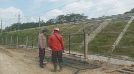 Polsek Jatiluhur Polres Purwakarta Terus Lakukan Pengamanan Demi Lancarnya Pembangunan Proyek Kereta Cepat Jakarta-Bandung