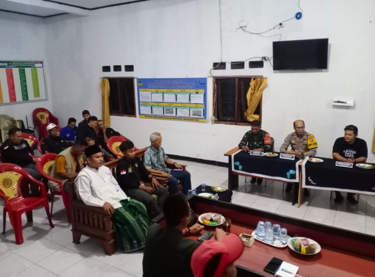 Sinergitas TNI dan Polri Polsek Purwakarta Lakukan Sambang Bersama