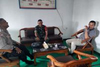 TNI-POLRI Kecamatan Jatiluhur Kabupaten Purwakarta Sambang Memberikan Pesan Kamtibmas