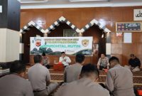 Polres Purwakarta Gelar Binrohtal Sebagai Upaya Meningkatkan Keimanan Personel Beragama Muslim