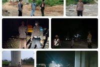 Selalu Memastikan Keamanan Jalur KCJB Polsek Sukatani Polres Purwakarta Siang Malam Laksanakan Pengamanan 