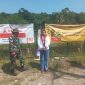 Polsek Purwakarta Polres Purwakarta Lakukan Pam Pengamanan di Perlintasan Kereta Cepat Jakarta-Bandung Desa Jatiluhur