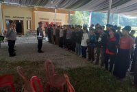 Demi Menjaga Sinergitas TNI-Polri dan Masyarakat Kapolsek Pasawahan Polres Purwakarta Gelar Apel Bersama