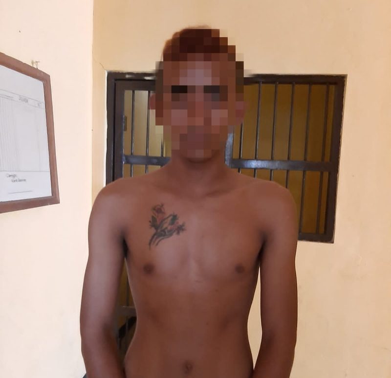 Polsek Caringin Polres Garut Amankan Terduga Pelaku Pencurian Dengan Pemberatan
