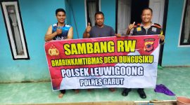 Ngariung Bersama Bhabinkamtibmas Polsek Leuwigoong Polres Garut Ciptakan Wilayah Binaan Yang Kondusif