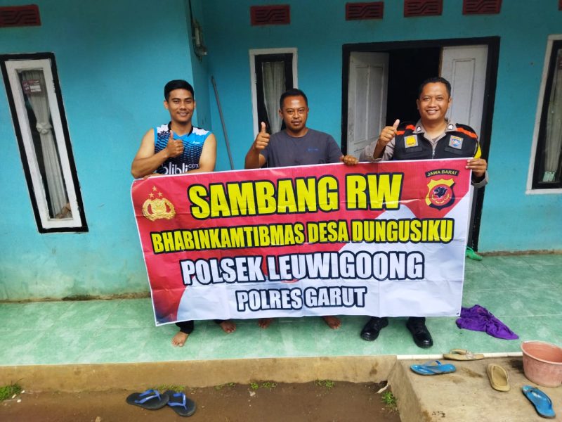 Ngariung Bersama Bhabinkamtibmas Polsek Leuwigoong Polres Garut Ciptakan Wilayah Binaan Yang Kondusif