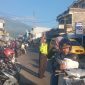 Jajaran Polsek Cisurupan Urai Kemacetan dan Laka 