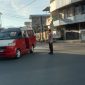 Anggota Polsek Garut Kota Polres Garut Sukseskan Kamseltibcar Lantas 