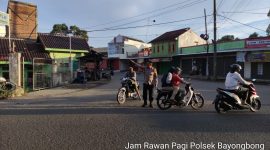 Strong Point Pelayanan Rawan Pagi Polsek Bayongbong Polres Garut 