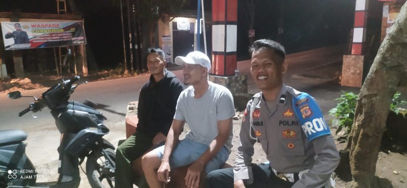 Tekan Kasus Premanisme Polsek Leuwigoong Polres Garut Gencar Lakukan Patroli Malam Hari