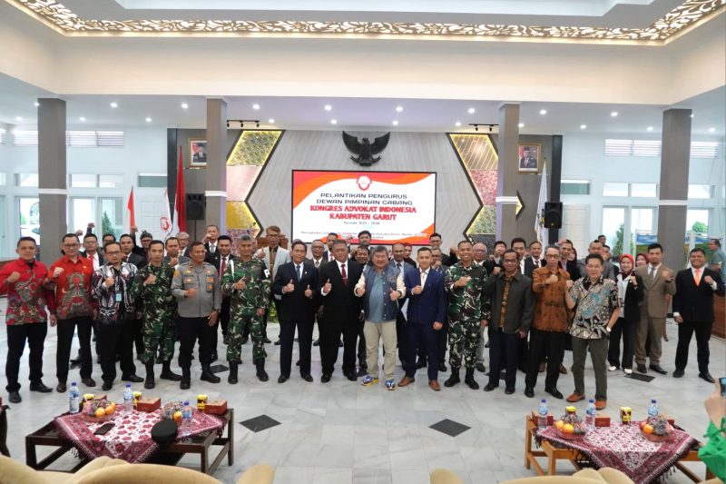 Pelantikan Pengurus DPC KAI Garut Bupati Garut Sebut Advokat Mempunyai Fungsi Yang Luar Biasa