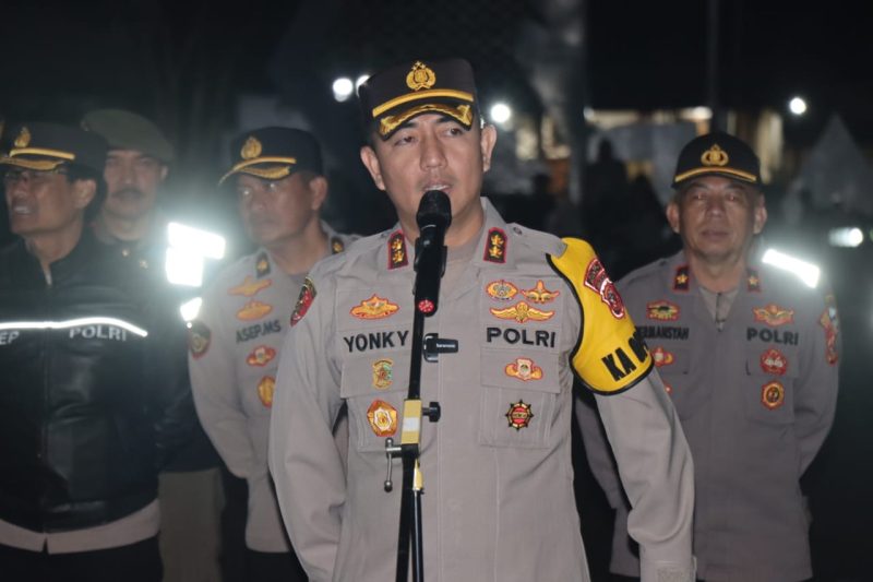 Berikan Rasa Aman Kapolres Garut Pimpin Apel KRYD  