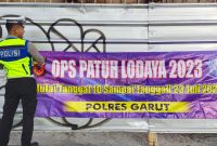 Selain Berikan Teguran Untuk Pelanggar Sat Lantas Polres Garut Pun Gencar Sosialisasikan Ops Patuh Lodaya Tahun 2023