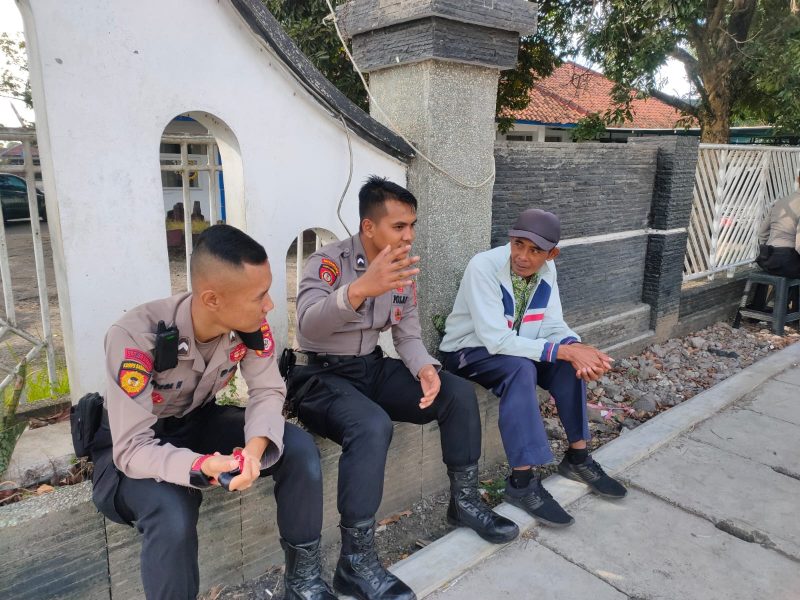 Ngariung Bersama Unit Dalmas Polres Garut Giat Patroli Dialogis di Pusat Perkotaan