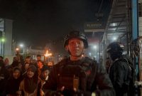 Sat Samapta Polres Garut Berikan Pengawalan Ketat Pawai Obor 1 Muharram 1445 H