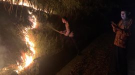 Kuntung Rokok Jadi Petaka Polsek Cibatu Polres Garut Cek TKP Lahan Makam Congkrang