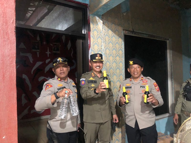 Atensi Kapolres Garut Sore Tadi Kasat Samapta Terjun Langsung Razia Miras