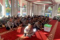 Tingkatkan Kualitas Keimanan Sat Samapta Polres Garut Ikuti Pengajian Rutin