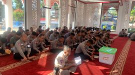 Tingkatkan Kualitas Keimanan Sat Samapta Polres Garut Ikuti Pengajian Rutin