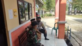 Wujud Sinergitas Babinsa dan Bhabinkamtibmas Polsek Plered Polres Purwakarta Gelar Patroli Bersama