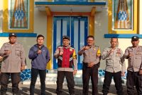 Caption : Polres Garut Giat Pengamanan Kebaktian Gereja Advent 
