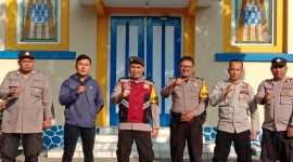 Caption : Polres Garut Giat Pengamanan Kebaktian Gereja Advent 
